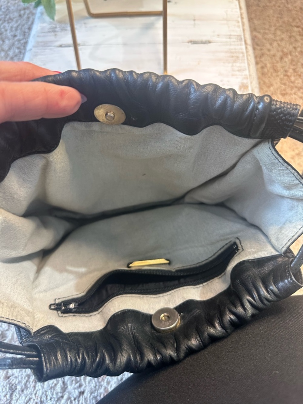 Loewe Black Leather Crescent Crossbody - Picture 7 of 11